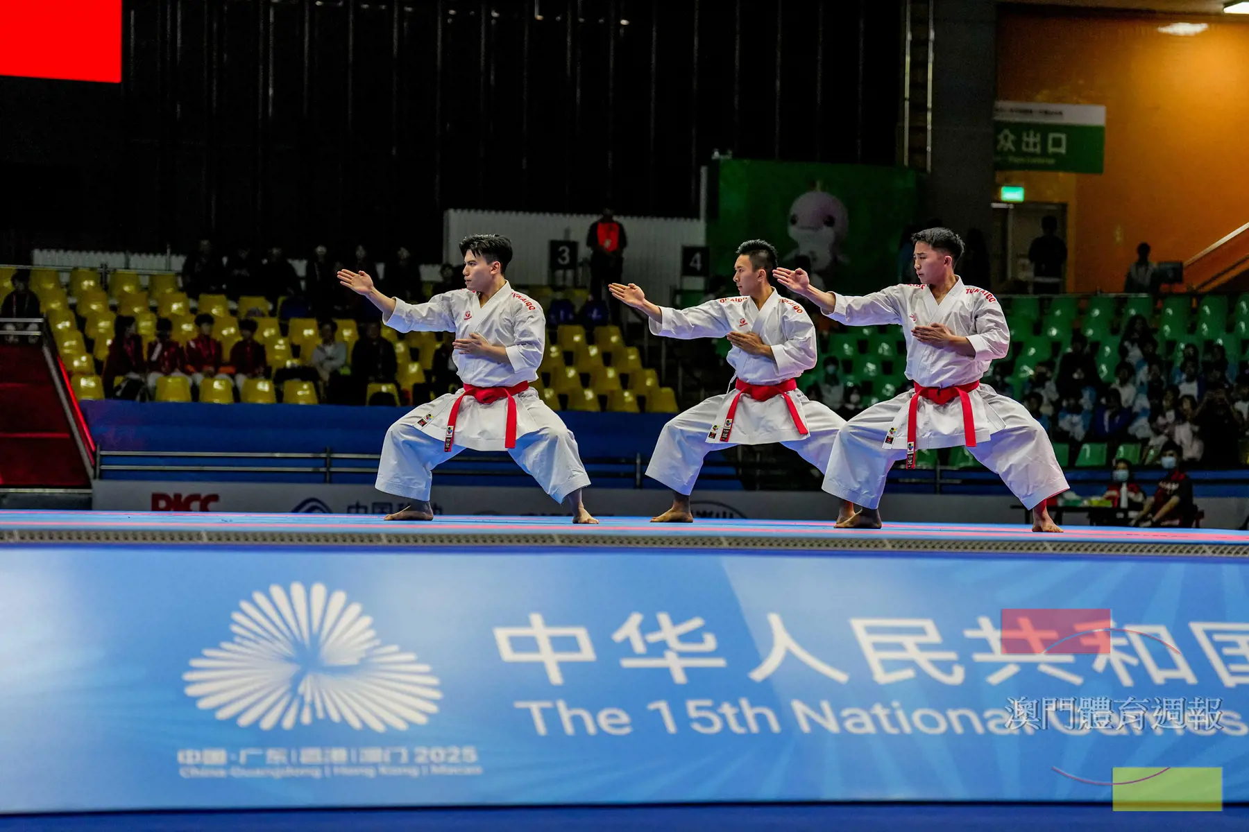 副2 澳門空手道男子團體型隊伍於全運賽場亮相.jpg